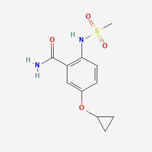 5-Cyclopropoxy-2-(methylsulfonamido)benzamide