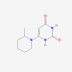 molecular formula C10H15N3O2 B1481051 6-(2-methylpiperidin-1-yl)pyrimidine-2,4(1H,3H)-dione CAS No. 2098004-73-8