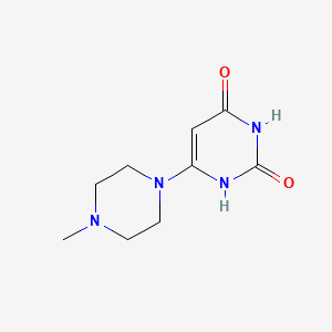 molecular formula C9H14N4O2 B1481052 6-(4-methylpiperazin-1-yl)pyrimidine-2,4(1H,3H)-dione CAS No. 2098044-06-3