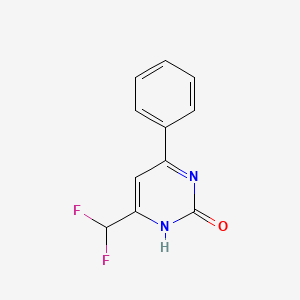 4-(difluoromethyl)-6-phenylpyrimidin-2(1H)-one