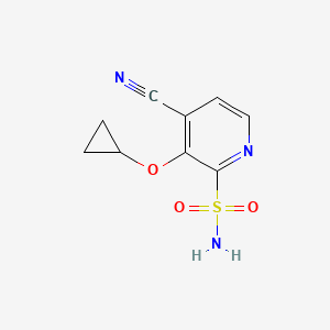 4-Cyano-3-cyclopropoxypyridine-2-sulfonamide