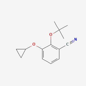 2-Tert-butoxy-3-cyclopropoxybenzonitrile