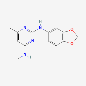 N~2~-1,3-benzodioxol-5-yl-N~4~,6-dimethylpyrimidine-2,4-diamine