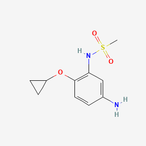 N-(5-Amino-2-cyclopropoxyphenyl)methanesulfonamide