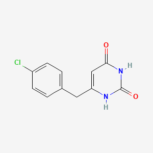 molecular formula C11H9ClN2O2 B1481067 6-(4-chlorobenzyl)pyrimidine-2,4(1H,3H)-dione CAS No. 18364-70-0