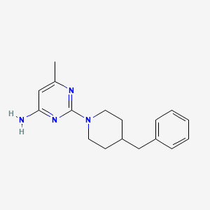 2-(4-Benzylpiperidin-1-yl)-6-methylpyrimidin-4-amine