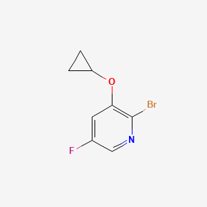 2-Bromo-3-cyclopropoxy-5-fluoropyridine