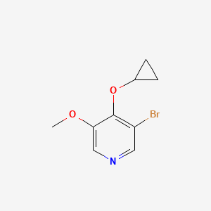 3-Bromo-4-cyclopropoxy-5-methoxypyridine