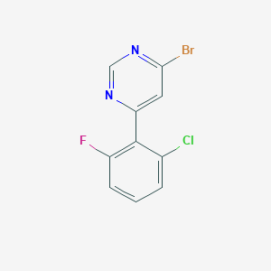 4-Bromo-6-(2-chloro-6-fluorophenyl)pyrimidine