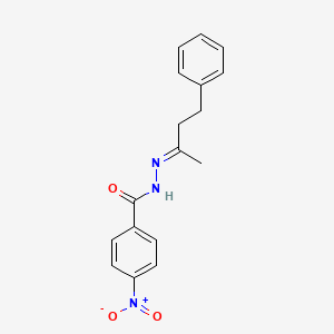 4-nitro-N'-[(2E)-4-phenylbutan-2-ylidene]benzohydrazide