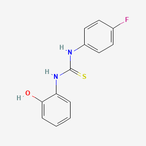 molecular formula C13H11FN2OS B14810766 1-(4-Fluorophenyl)-3-(2-hydroxyphenyl)thiourea 