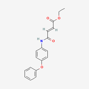 ethyl (2E)-4-oxo-4-[(4-phenoxyphenyl)amino]but-2-enoate