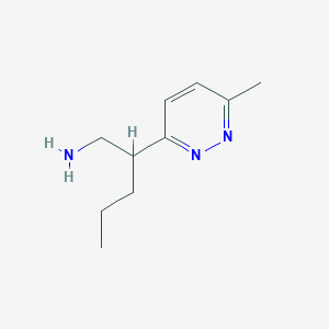 2-(6-Methylpyridazin-3-yl)pentan-1-amine