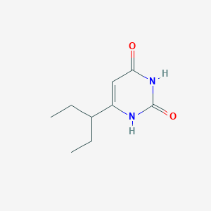 molecular formula C9H14N2O2 B1481080 6-(pentan-3-yl)pyrimidine-2,4(1H,3H)-dione CAS No. 2097964-00-4