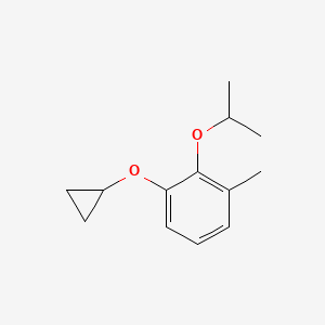 1-Cyclopropoxy-2-isopropoxy-3-methylbenzene