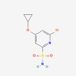 6-Bromo-4-cyclopropoxypyridine-2-sulfonamide