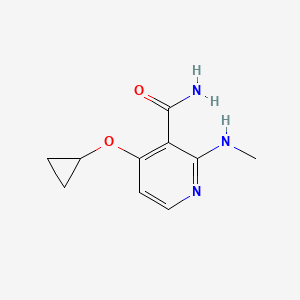 4-Cyclopropoxy-2-(methylamino)nicotinamide