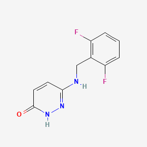6-((2,6-Difluorobenzyl)amino)pyridazin-3-ol