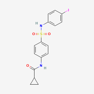 N-{4-[(4-iodophenyl)sulfamoyl]phenyl}cyclopropanecarboxamide