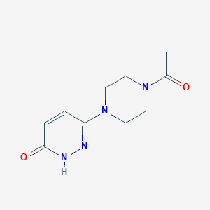 molecular formula C10H14N4O2 B1481088 1-(4-(6-Hydroxypyridazin-3-yl)piperazin-1-yl)ethan-1-one CAS No. 2090966-70-2