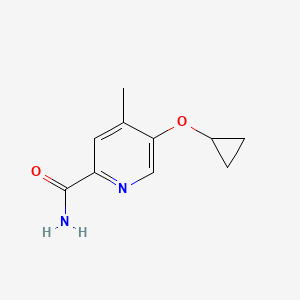 5-Cyclopropoxy-4-methylpicolinamide