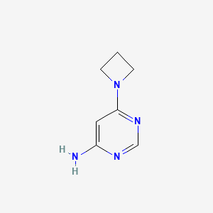 6-(Azetidin-1-yl)pyrimidin-4-amine