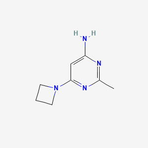 6-(Azetidin-1-yl)-2-methylpyrimidin-4-amine