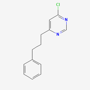4-Chloro-6-(3-phenylpropyl)pyrimidine