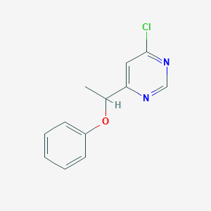 4-Chloro-6-(1-phenoxyethyl)pyrimidine