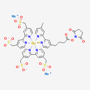 molecular formula C43H39N7Na2O16RuS4 B14810953 SULFO-TAG NHS Ester CAS No. 482618-42-8