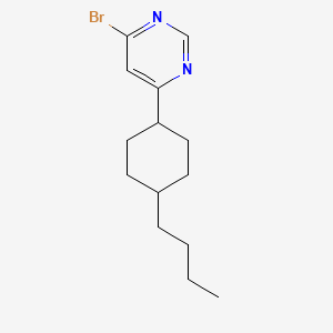 molecular formula C14H21BrN2 B1481097 4-Bromo-6-(4-butylcyclohexyl)pyrimidine CAS No. 2097967-70-7