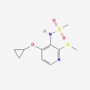 N-(4-Cyclopropoxy-2-(methylthio)pyridin-3-YL)methanesulfonamide