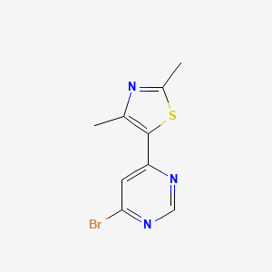5-(6-Bromopyrimidin-4-yl)-2,4-dimethylthiazole