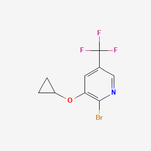 2-Bromo-3-cyclopropoxy-5-(trifluoromethyl)pyridine