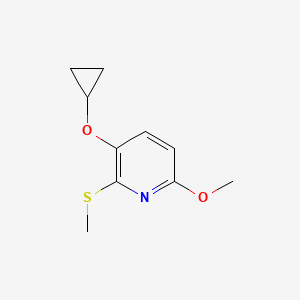 3-Cyclopropoxy-6-methoxy-2-(methylthio)pyridine