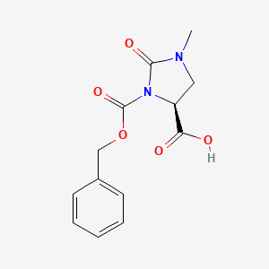 (S)-3-((benzyloxy)carbonyl)-1-methyl-2-oxoimidazolidine-4-carboxylic acid