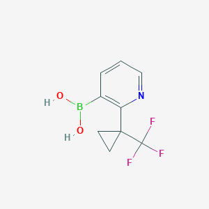 2-(1-(Trifluoromethyl)cyclopropyl)pyridin-3-ylboronic acid