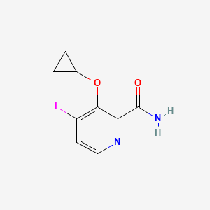 3-Cyclopropoxy-4-iodopicolinamide