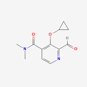 3-Cyclopropoxy-2-formyl-N,N-dimethylisonicotinamide