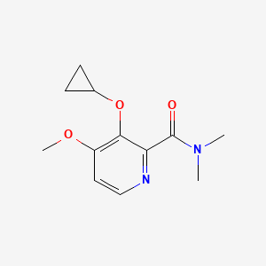 3-Cyclopropoxy-4-methoxy-N,N-dimethylpicolinamide