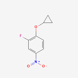 1-Cyclopropoxy-2-fluoro-4-nitrobenzene