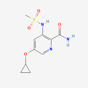 5-Cyclopropoxy-3-(methylsulfonamido)picolinamide