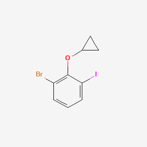 1-Bromo-2-cyclopropoxy-3-iodobenzene