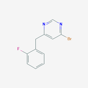 4-Bromo-6-(2-fluorobenzyl)pyrimidine