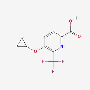 5-Cyclopropoxy-6-(trifluoromethyl)picolinic acid