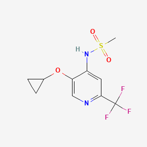 N-(5-Cyclopropoxy-2-(trifluoromethyl)pyridin-4-YL)methanesulfonamide