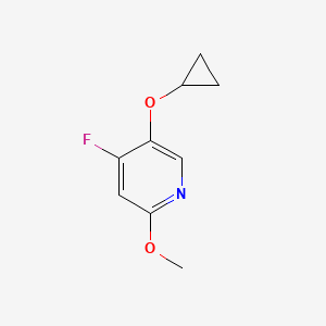 5-Cyclopropoxy-4-fluoro-2-methoxypyridine