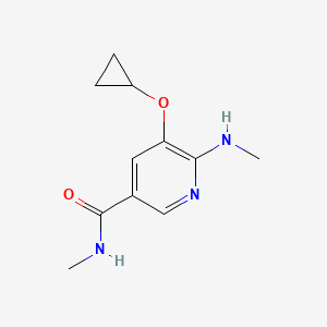 5-Cyclopropoxy-N-methyl-6-(methylamino)nicotinamide