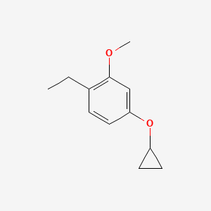 4-Cyclopropoxy-1-ethyl-2-methoxybenzene