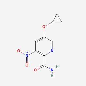 5-Cyclopropoxy-3-nitropicolinamide